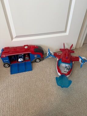 Paw Patrol Mission Paw Cruiser & Plane w Robo Dog, Ryder